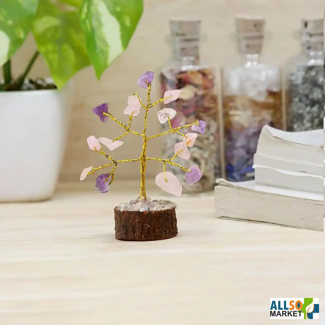Mini Crystal Healing Tree – Peace & Calm Collection