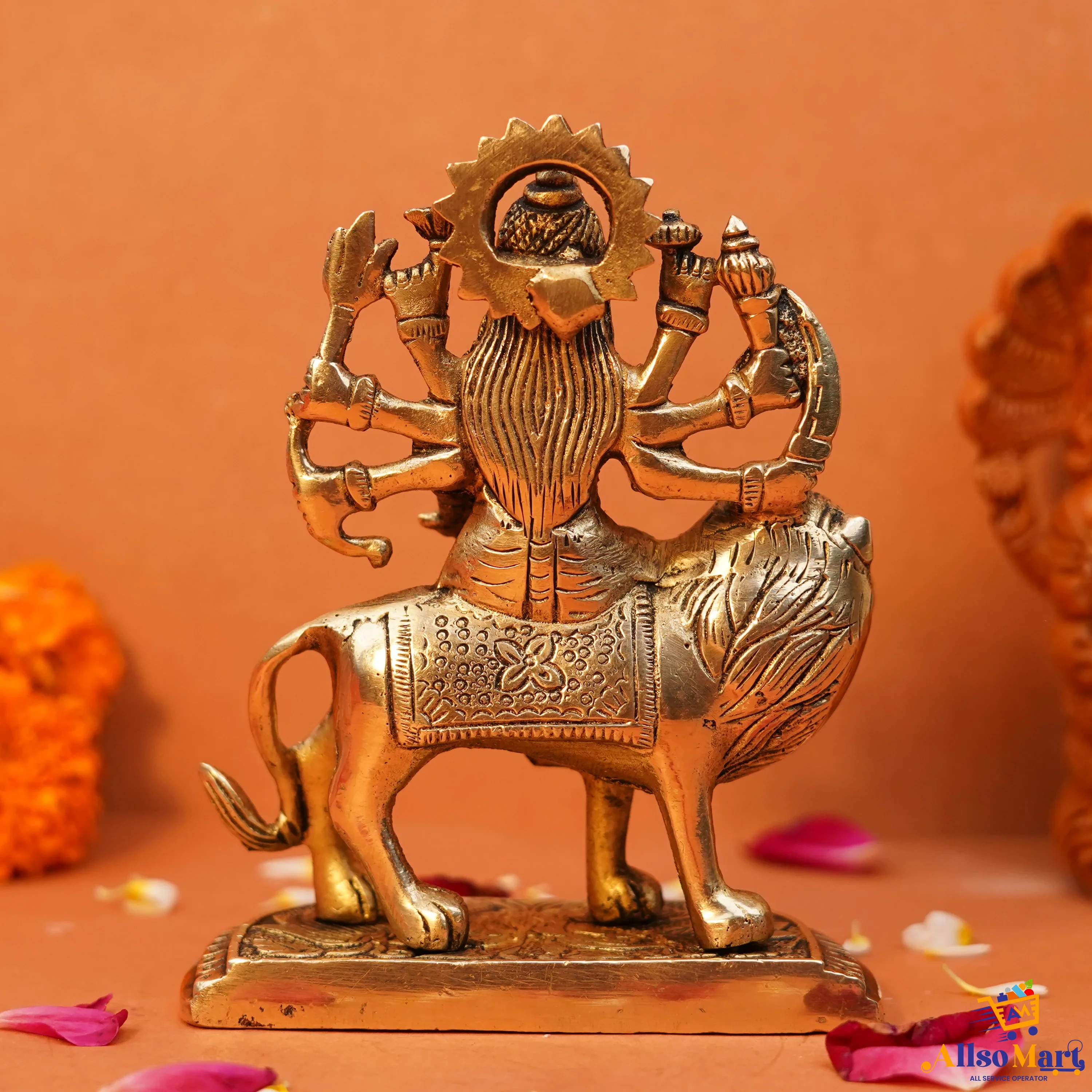 Pure Brass Durga Mata Idol – 5.5 (750 g)