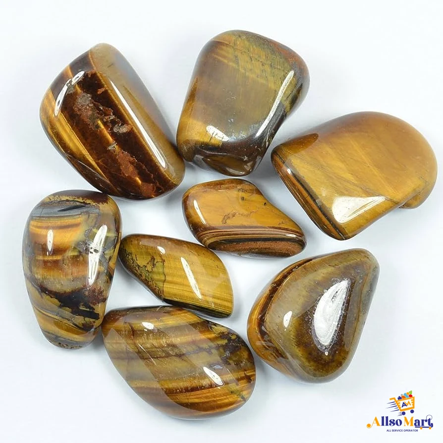 Natural Tiger Eye Tumbled Stone